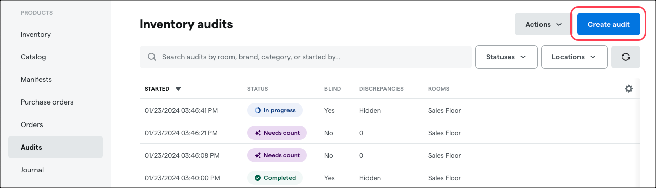 Conduct An Inventory Audit In Dutchie Pos Dutchie