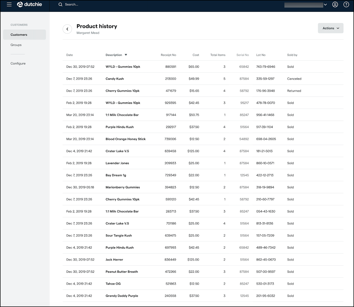 Manage customers in Dutchie POS Backoffice Dutchie Help Center