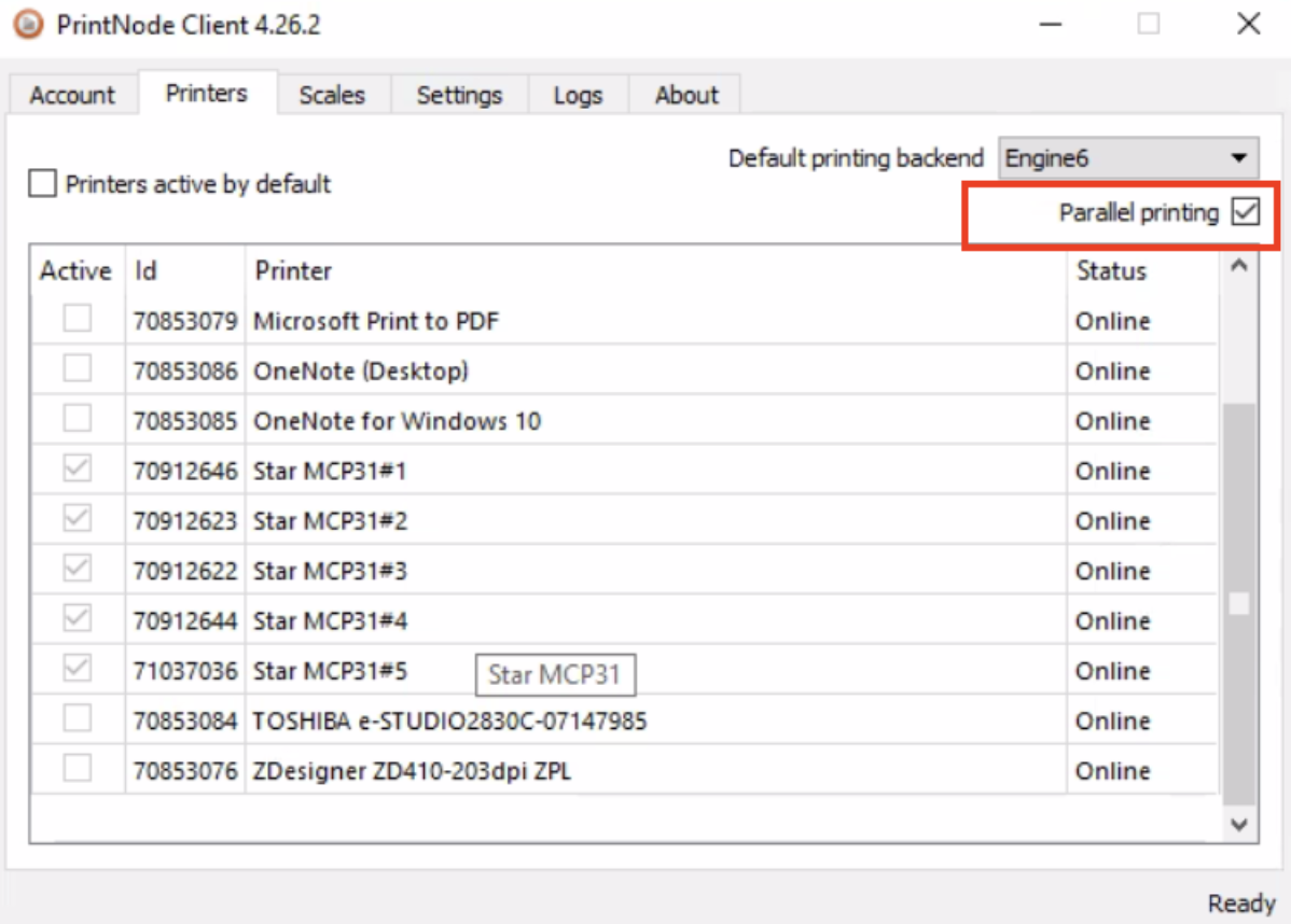 PrintNode receipt and label printer troubleshooting Dutchie