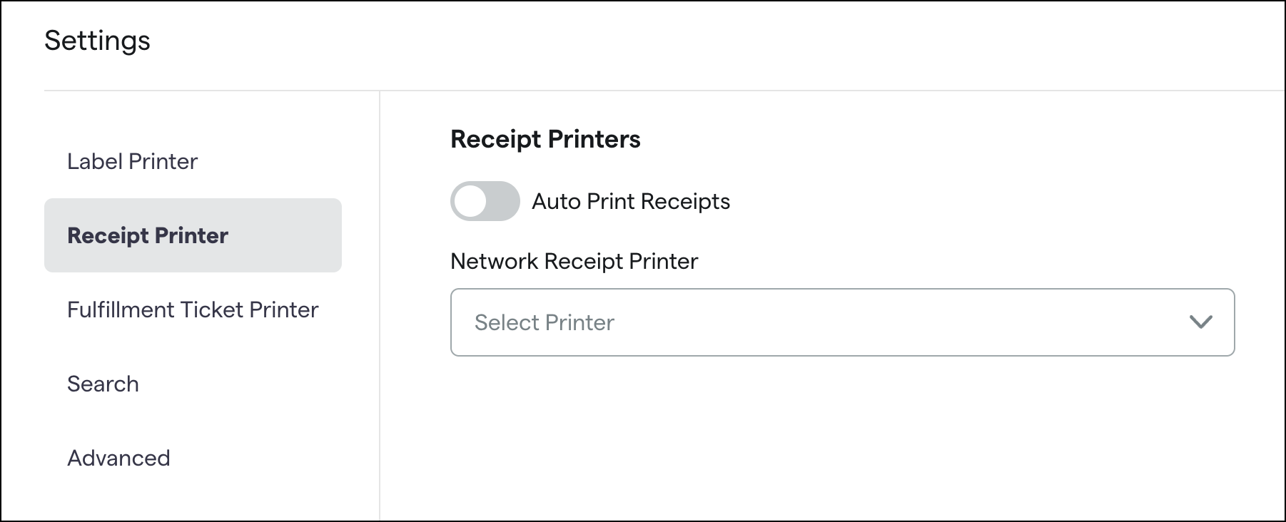 Choose default label, receipt, and fulfillment printers at the register Dutchie