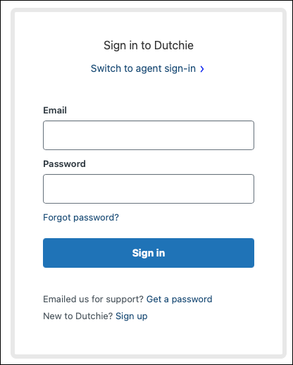 Zendesk sign-in for Dutchie image