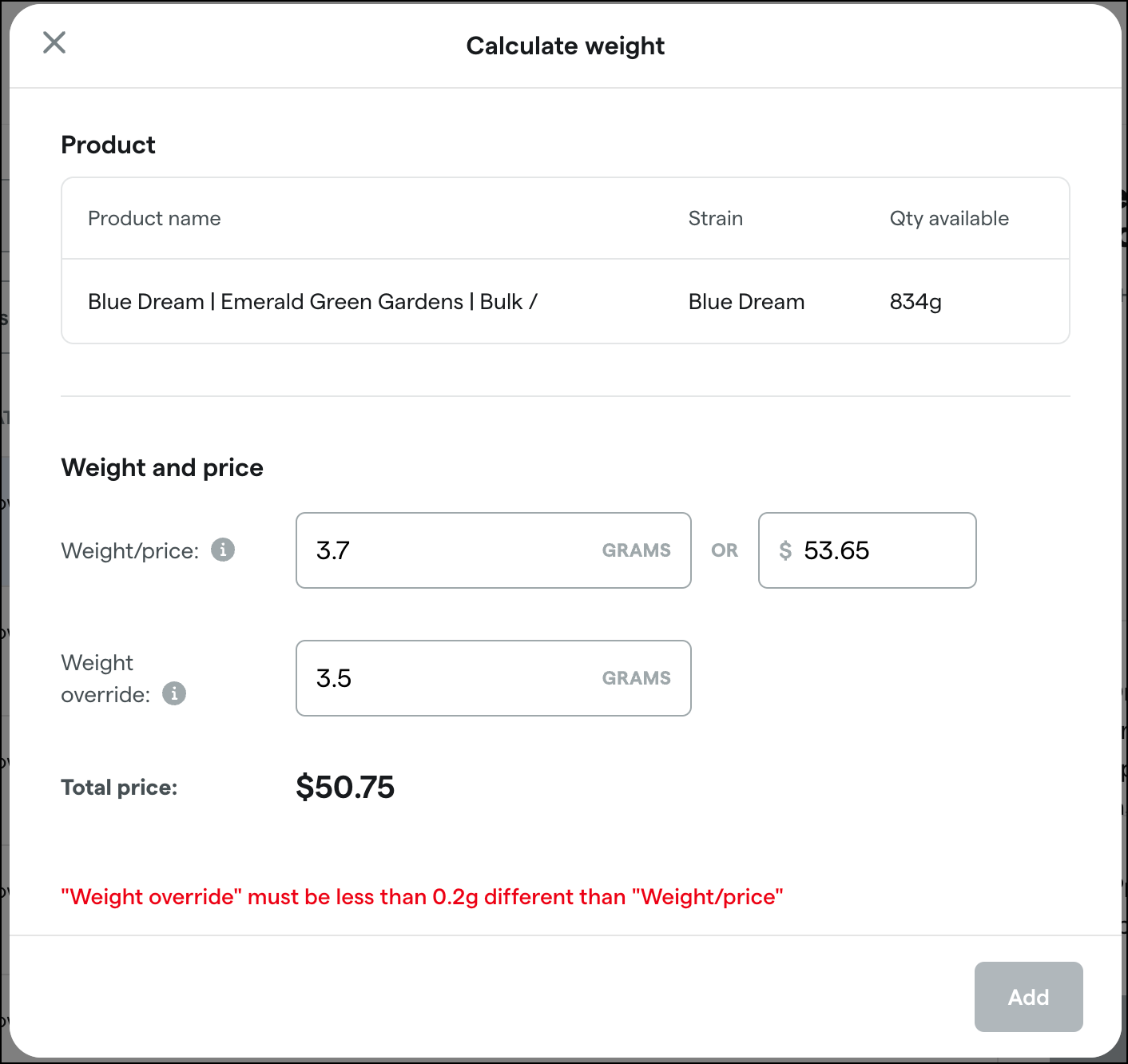 reg_calculate weight modal with override and threshold warning.png