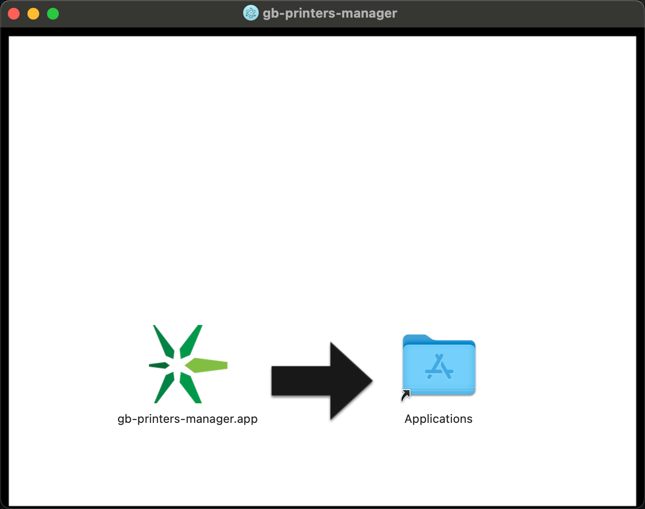 drag gb label printer app to applications folder.png