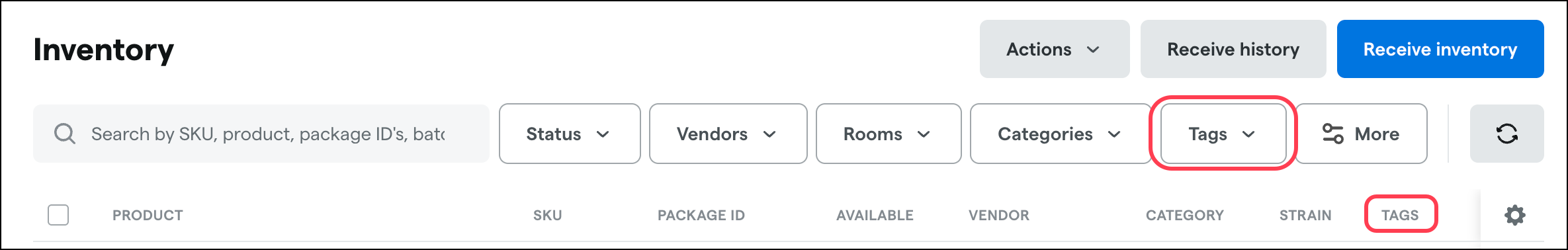 bo_products_inventory_tags filter and column header.png