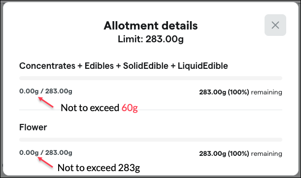 reg_allotment details_OH march 2026 limit override guidance.png