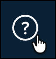 Question mark icon with hand cursor