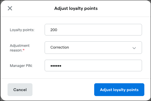 bo_customers_adjust loyalty points modal.png